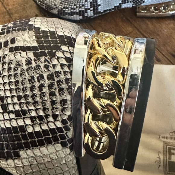 Bamboos Snake Skin Boots Size 8 - Picture 5 of 6